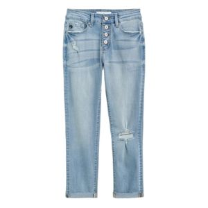 KanCan // Low Rise Roll Cuffed Cropped Skinny Jean